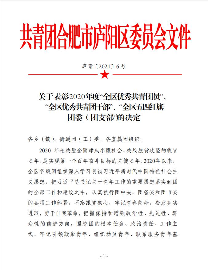 合肥华研白癜风医院团支部被授予